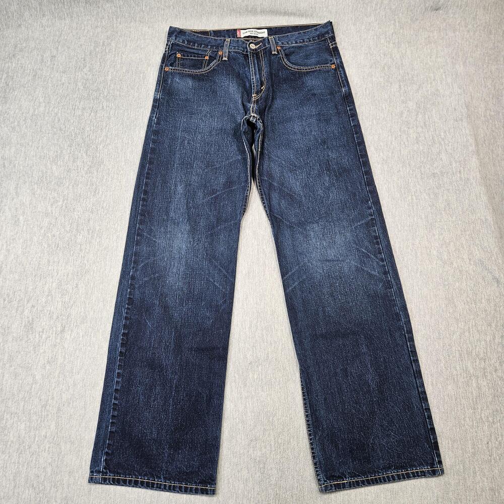 Vintage Levis 529 Jeans Mens 33x34 Low Rise Straight Denim Y2K Hong Kong